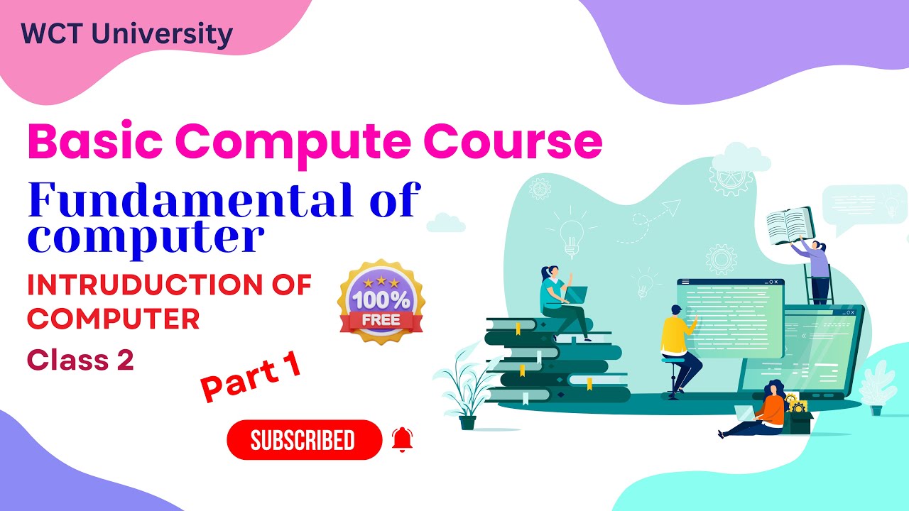 Basic Computer Course | Fundamentals of Computers | Class 2 - Part 1 ...