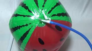 ビーチボール スイカボール　膨らまし