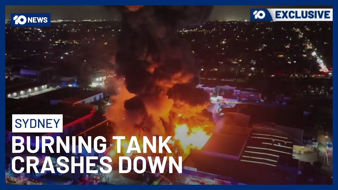 CCTV Captures Moment Flaming Tank Smashes Triggering Major Factory Fire ...