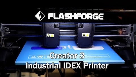 Flashforge Creator 3. Industrial IDEX Printer.