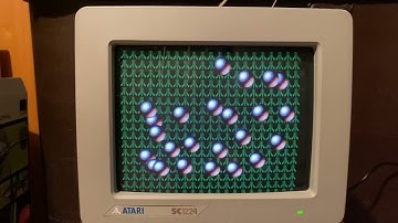 Atari STE: 24 x 32 x 32 Pixel Blitter objects (336 x 273 x 16 Colours) @ 50  Hz