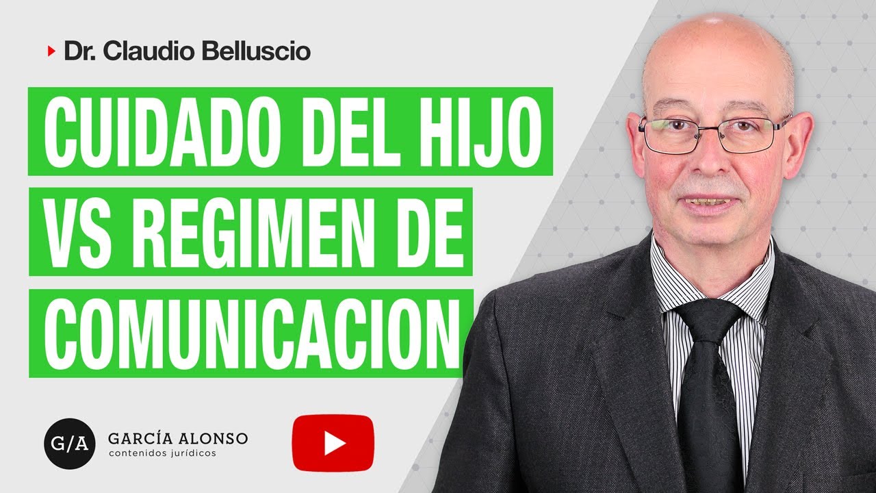 RÉGIMEN DE COMUNICACIÓN VS CUIDADO PERSONAL DEL HIJO. ¿Qué conviene más?