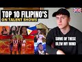 Top 10 Mind Blowing Singers from the PHILIPPINES On Talent Shows | GILLTYYY REACT