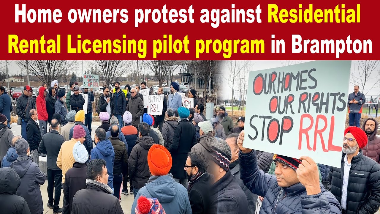 Home owners protest against Residential Rental Licensing pilot program ...