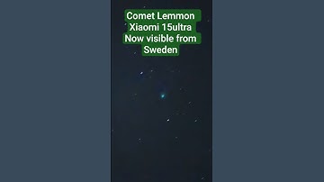 Comet Lemmon ON SMARTPHONE!! 2/10/25 #comet #lemmon #cometa #sweden  #falkenberg