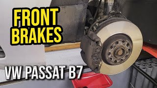 Front Brake Pad and Rotor Replacement: VW Passat B7 2.0TDI