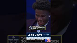 #Cowboys trade up and select Caleb Downs with the No. 11th pick 👀 #NFL #OhioState #Football