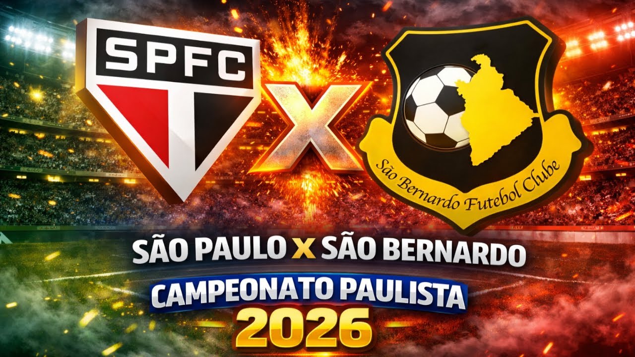 SÃO PAULO X SÃO BERNARDO - CAMPEONATO PAULISTA 2026 - PES SIMULADO