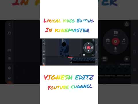 lyrical video Editing in kinemaster #shorts #Youtubeshorts #viral - YouTube