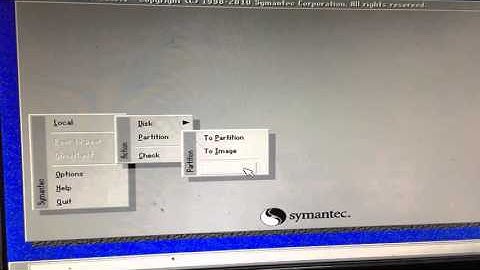 Ghost windows XP Backup Reinstall