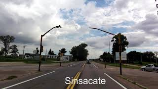 Sinsacate pasando por la Ruta 9 -Cordoba-