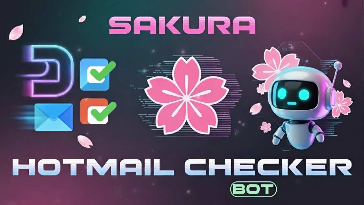 Sakura Hotmail Checker Bot Discord | Check THOUSANDS of Hotmail Accounts Instantly