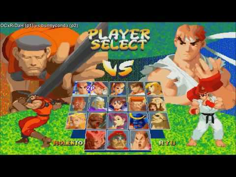 Fightcade - Street Fighter Alpha 2 - OCxRiDaH(USA) Vs Bunnyconda(USA)