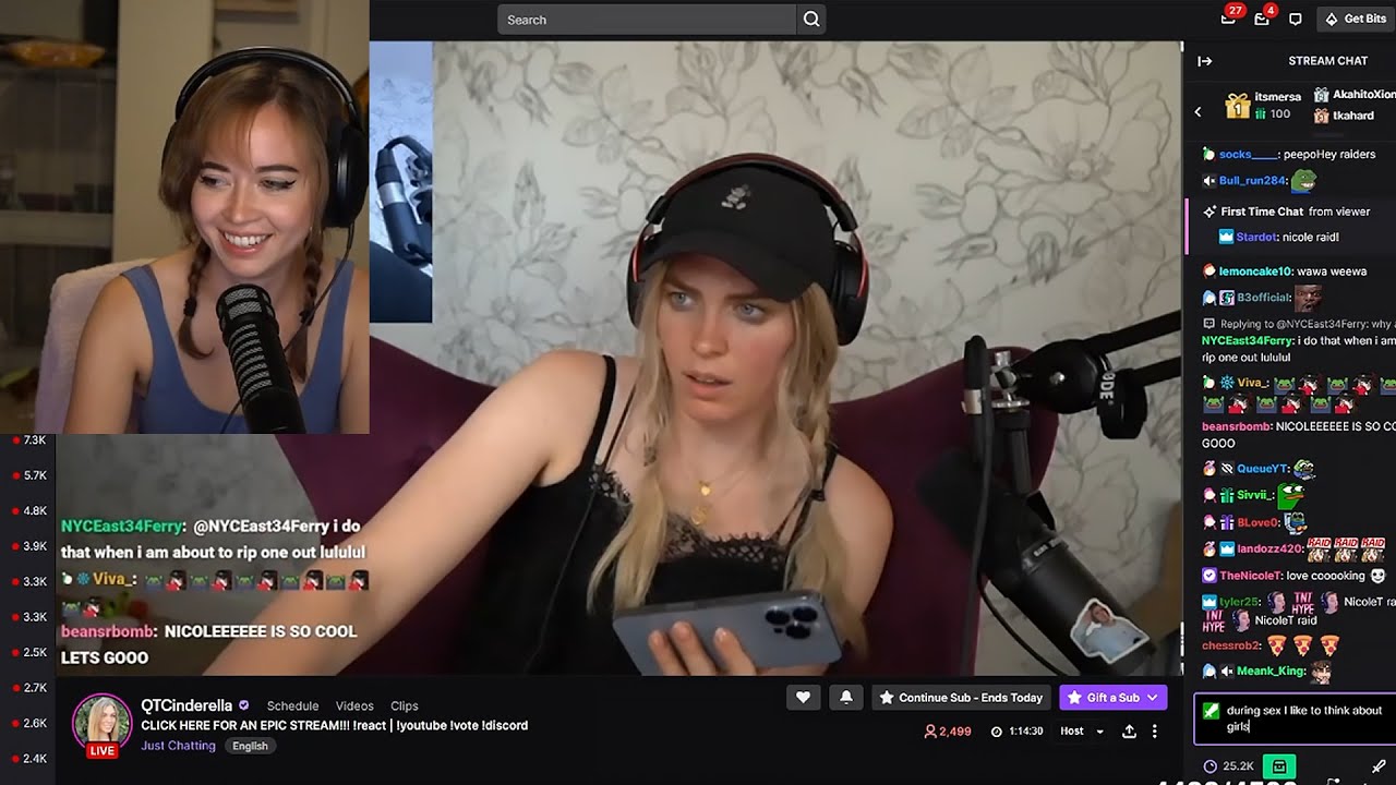 QTCinderella faces severe backlash for forcefully inserting her opinion in  Mizkif x Maya drama