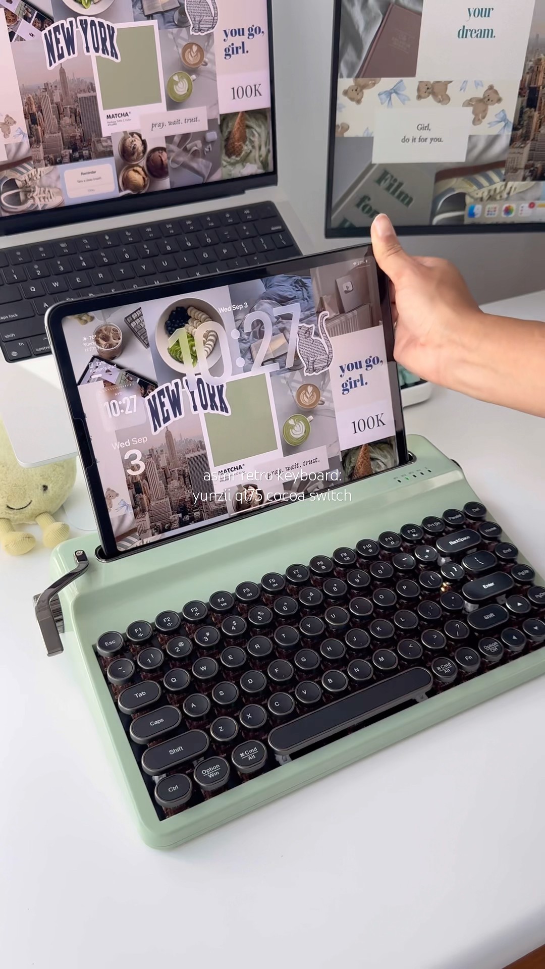 love the cocoa switch! #asmr #asmrvideo #asmrsounds #keyboard