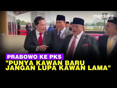 Prabowo Bicara &quot;Kawan Lama&quot; ke Sekjen PKS, Dibalas Pantun &quot;Ikan Hiu Makan Tomat&quot;