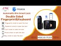 ANG Model R5-3 -Double-Sided Fingerprint Keyboard Ttlock App Rim Smart Door Lock | ANG |R5-3|