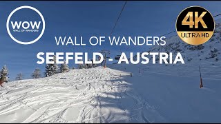 WOW - A relaxing flight through the skiing resort in Seefeld, Austria