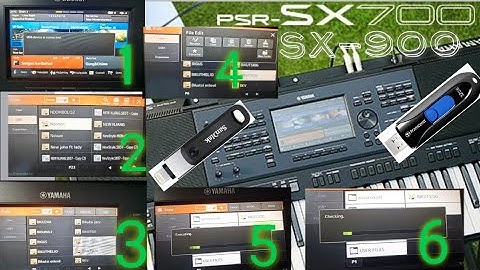How to upload beats from Yamaha  SX-700 and SX-900 to your USB key and vice versa. (In few minutes)