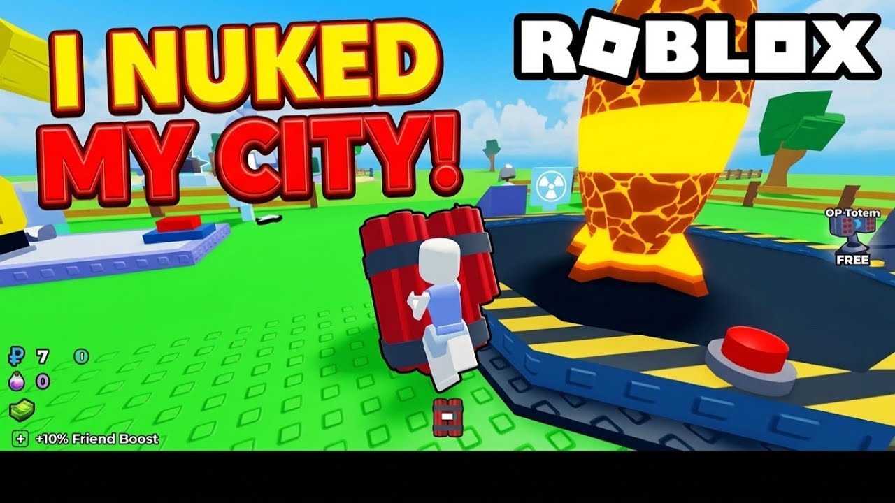 ☢️ Roblox में अपने शहर को परमाणु बम से उड़ाएं | Nuclear Fun | गेमप्ले, नो कमेंट्री, Android के लिए वीडियो थंबनेल