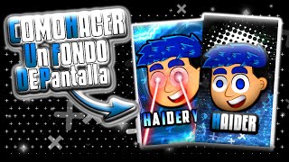 Cómo hacer un fondo de pantalla personalizado desde Android/BY Haider yt. screenshot 2