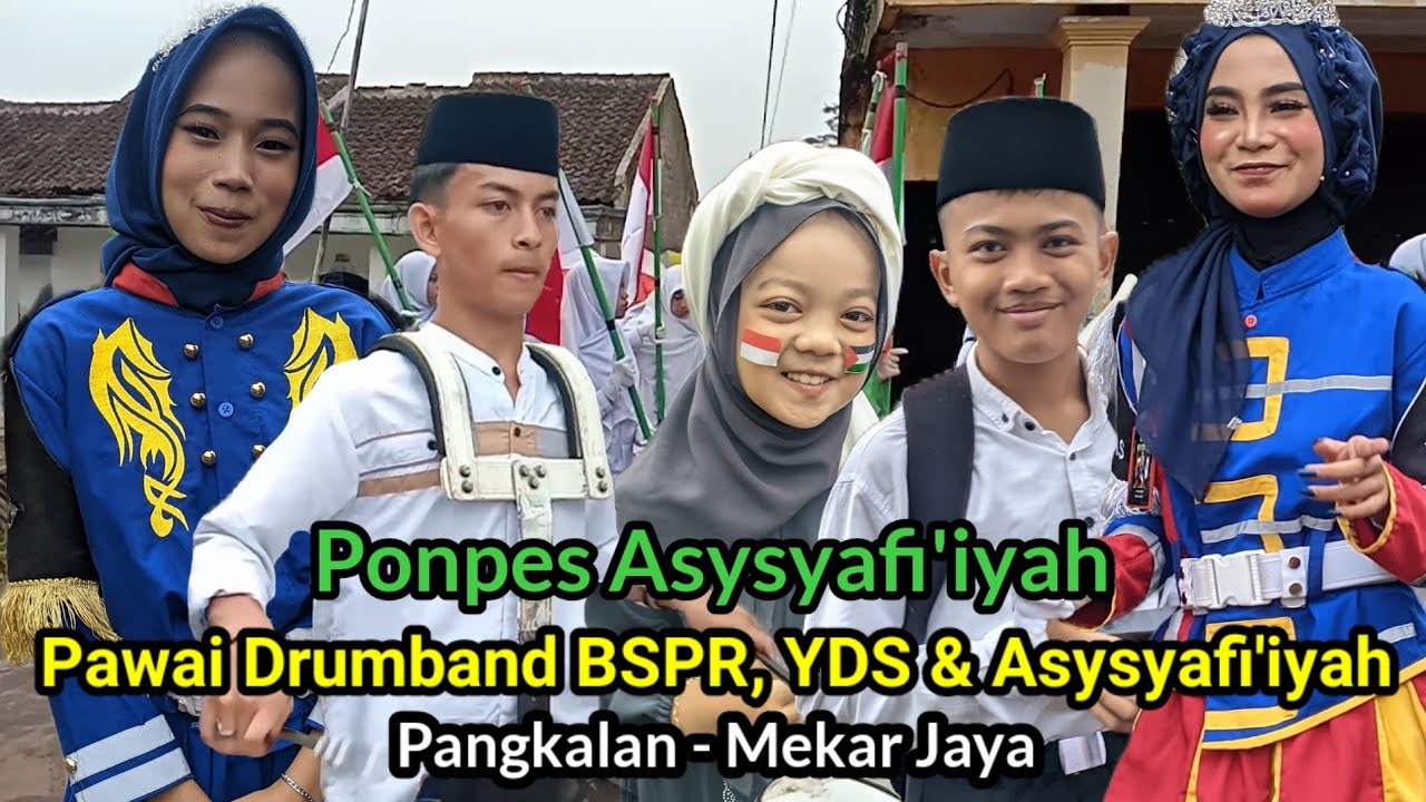 3 Gup Drumband Pawai Pangkalan Mekar jaya || BSPR, YDS & Ponpes Asysyafi'iyah