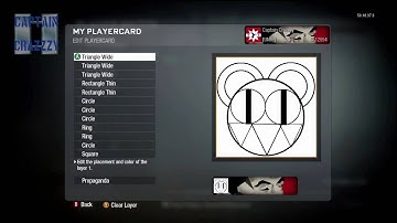 COD Black Ops Emblem Tutorial - Radiohead Modified Bear (HD 720p)