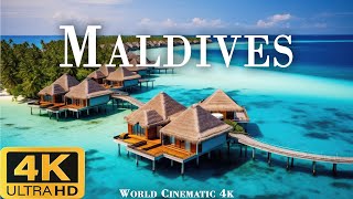 MALDIVES 4K ULTRA HD [60FPS] - Scenic Relaxation Film with Relaxing Piano Music - World Cinematic