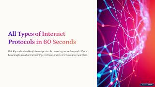 All Types of Internet Protocols in 60 Seconds | SXServiseCLI: Academy