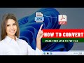 JPG to PDF Conversion Guide: Easily Convert Images on PC