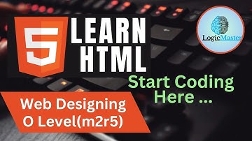 html tutorial for beginners | Class 1 | Basics of web designing | #Olevel #m2r5 | #htmlcourse