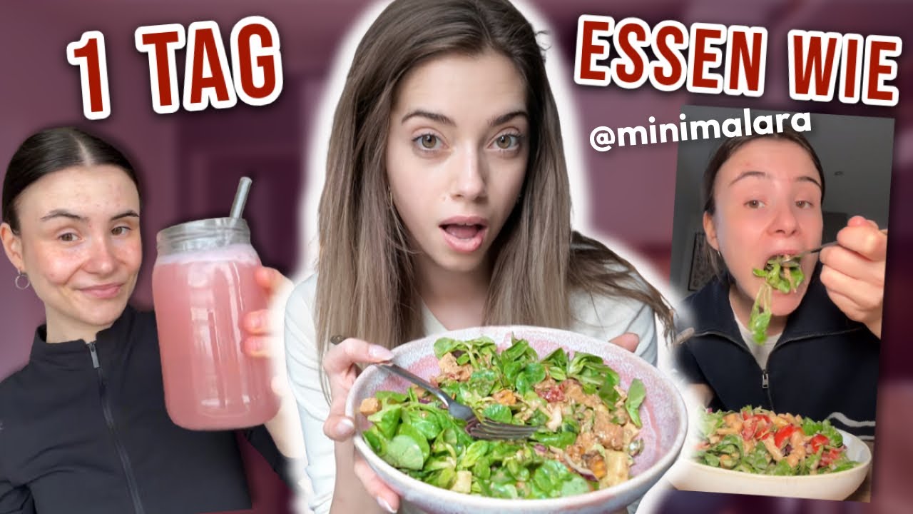 1 TAG essen wie minimalara (oder auch: TikTok Rezepte die ich seit Wochen abgespeichert habe..)