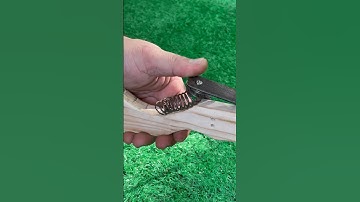 Handmade a simple trigger mechanism # Craft idea # Slingshot Trigger # New design