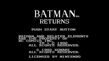 Batman Returns (No Damage) (All Secrets/Life Boxes)