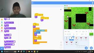Project the game is bomberman ( Scratch ) From 7 Grade 2024