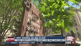 BPD warns of scam phone calls from phony IRS officials