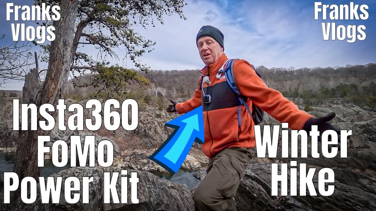 GO Ultra FOMO Flex Mount Power Kit Outdoor Wanderung im Great Falls National Park Virginia