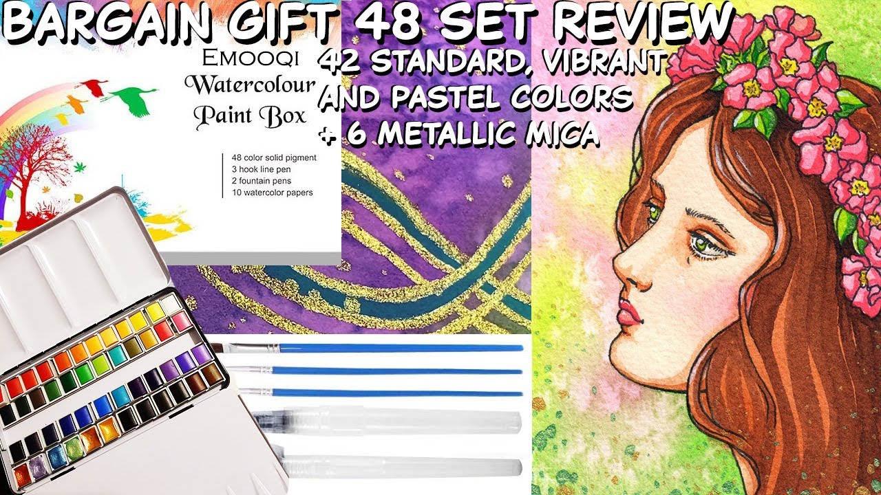 My HONEST Opinion of the MeiLiang Watercolor Paint Set of 48