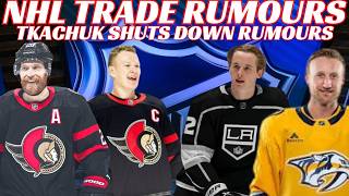 NHL Trade Rumours - Sens, Preds, Kings, Tkachuk Denies Rumours, Vezina Finalists &amp; Benn Fined
