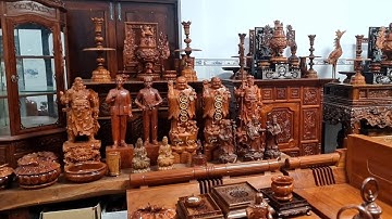 23/9 Thợ gỗ làng nghề bán vài cặp lục bình, bàn ghế, tủ giường, đồ mỹ nghệ làm thủ công cực đẹp