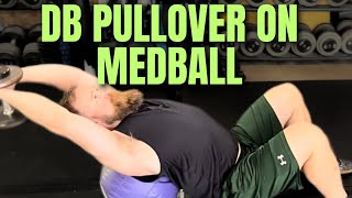 DB Pullover on Medball
