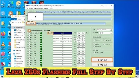 Lava Z60s Flashing 8.0 | How to Flash Lava Z60s| Hang on Logo 📱🖥