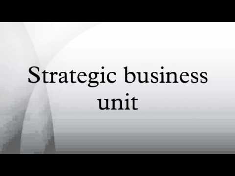 business unit คือ  New  Strategic business unit