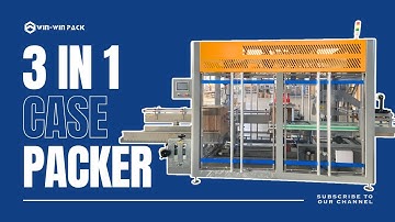WIN-WIN PACK Vertical 3-in-1 Case Packer and Palletizer System | Snack Food Packaging | Palletizing
