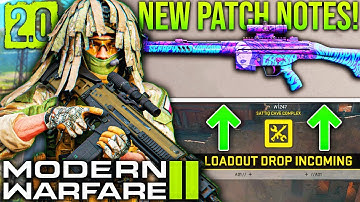 Modern Warfare 2: Big SURPRISE UPDATE PATCH NOTES! (WARZONE 2 New Update Changes)
