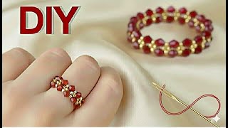 How to Make a Beaded Ring | Easy DIY Jewelry Tutorial