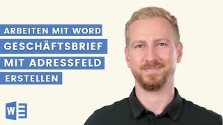 Geschäftsbrief Vorlage mit Adressfeld in Microsoft Word erstellen | Schritt für Schritt Erklärung