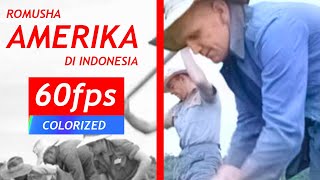 Colorized American, Dutch, English Romusha Forced Labor In Indonesia 1943 Asia History Video 4K60