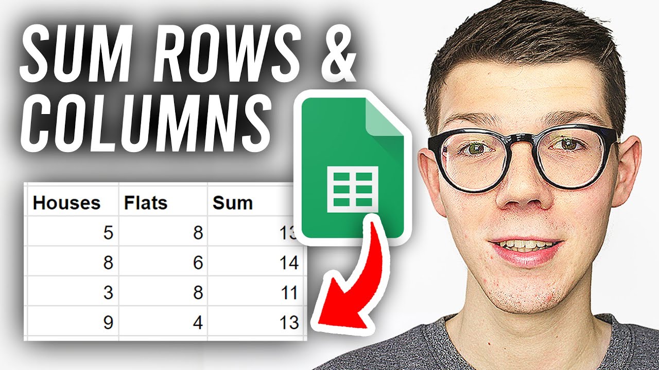 How To Sum Rows Columns In Google Sheets Full Guide YouTube How To Sum Rows Columns In Google Sheets Full Guide YouTube