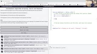 How to Solve Coding Challenges:  Search and Replace Algorithm